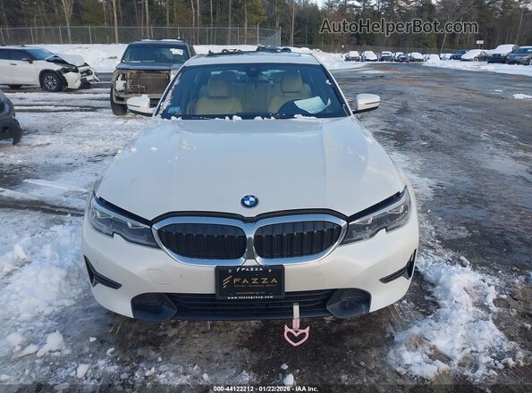 3MW5R7J02M8C01491 2021 BMW 3 SERIES White Vista del cuadro de instrumentos