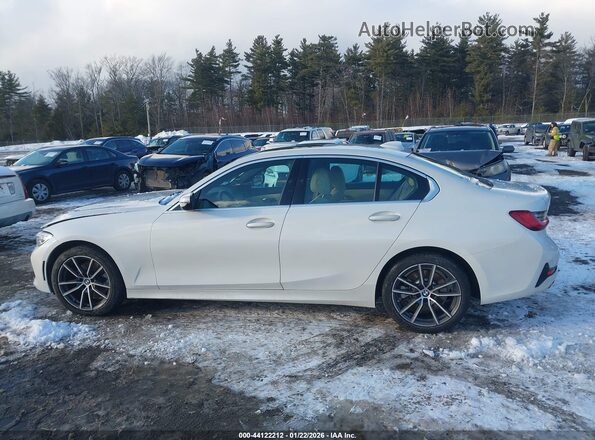 3MW5R7J02M8C01491 2021 BMW 3 SERIES White Vista interior de 360 grados