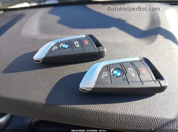 3MW5R7J03M8C02195 2021 BMW 3 SERIES Blue Widok deski rozdzielczej