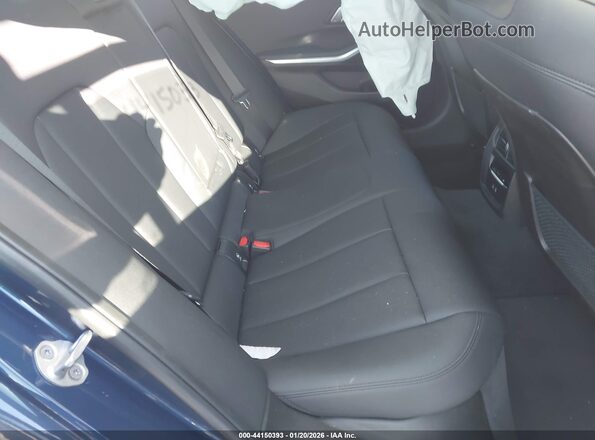3MW5R7J03M8C02195 2021 BMW 3 SERIES Blue Widok naklejki z numerem VIN