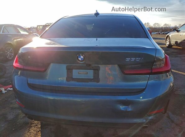 3MW5R7J07L8B29508 2020 BMW 3 SERIES Blue Հետևի տեսք