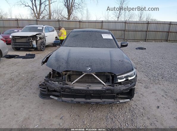 3MW5R7J09L8B17375 2020 BMW 3 SERIES Черный Вид задней части салона