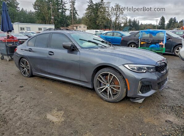 3MW5U7J00N8C47238 2022 BMW M3 Gray 