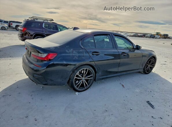 3MW5U7J04L8B27875 2020 BMW M3 Black უკანა მარჯვენა