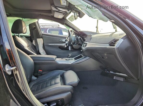 3MW5U7J04L8B27875 2020 BMW M3 Black წინა სალონის ხედი