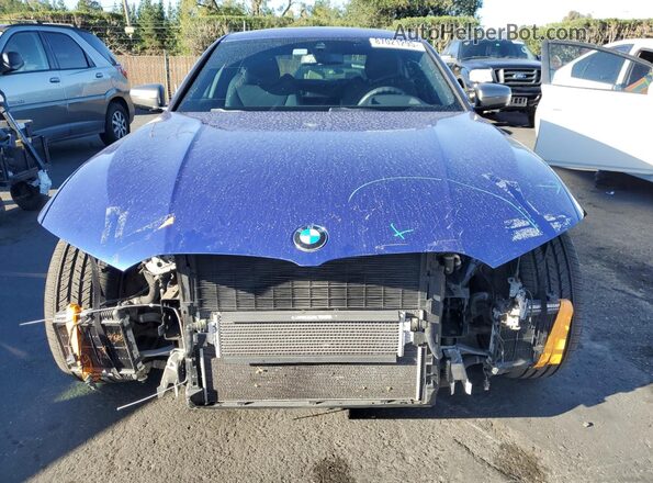 3MW5U7J09M8B60209 2021 BMW M3 Blue წინა ხედი