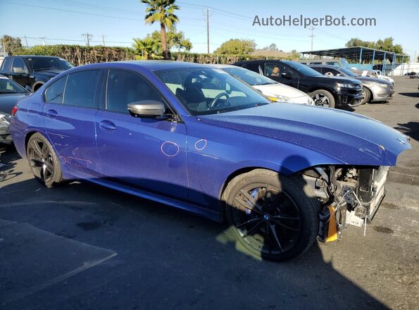 3MW5U7J09M8B60209 2021 BMW M3 Blue წინა მარჯვენა