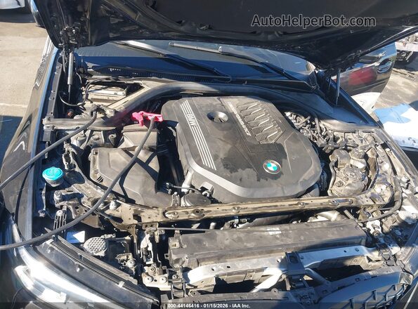 3MW5U7J09M8B62235 2021 BMW M3 Black უკანა ხედი
