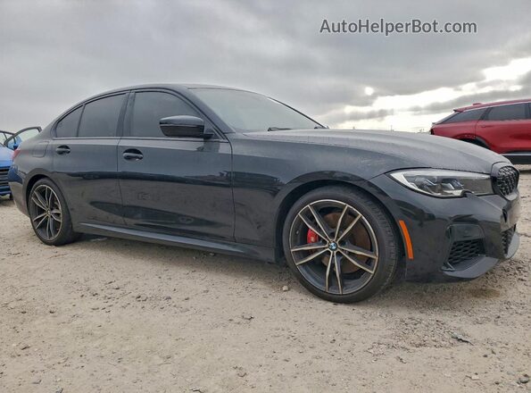 3MW5U9J01M8C17871 2021 BMW M3 Black Przód prawy