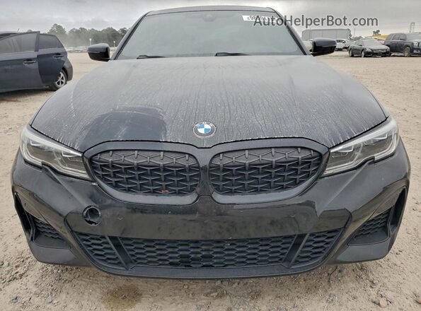 3MW5U9J01M8C17871 2021 BMW M3 Black Widok z przodu