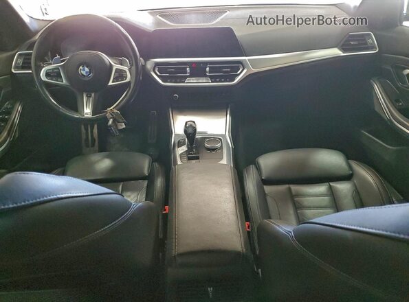 3MW5U9J06M8B70756 2021 BMW M3 White წინა პანელის ხედი