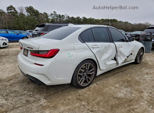 3MW5U9J06M8B75228 2021 BMW M3 White Հետևի աջ