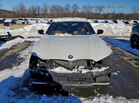 3MW5U9J09M8C02552 2021 BMW M3 White Vista frontal