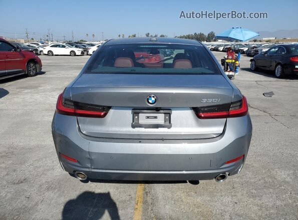 3MW69CW05S8F22783 2025 BMW 3 SERIES Gray Rear view