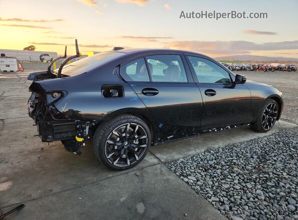 3MW69CW05S8F76293 2025 BMW 3 SERIES Black უკანა მარჯვენა