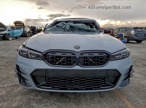 3MW69FF00R8E75125 2024 BMW 3 SERIES Gray Դիմացի տեսք