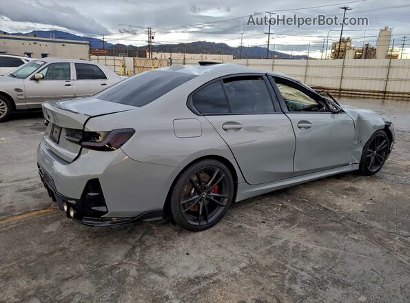 3MW69FF00R8E75125 2024 BMW 3 SERIES Gray Հետևի աջ