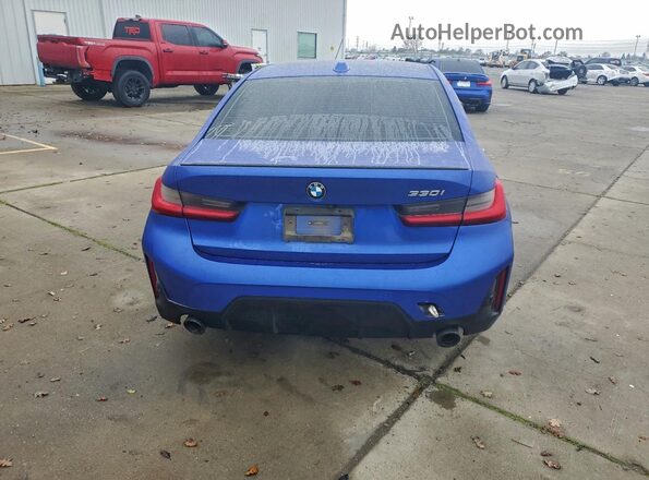 3MW69FF01P8D43875 2023 BMW 3 SERIES Blue Вид ззаду