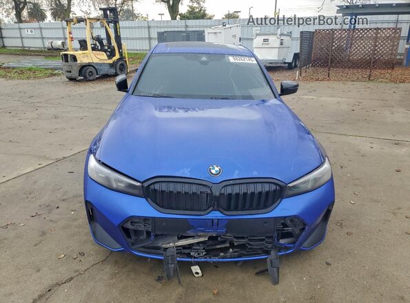 3MW69FF01P8D43875 2023 BMW 3 SERIES Blue Вид спереду