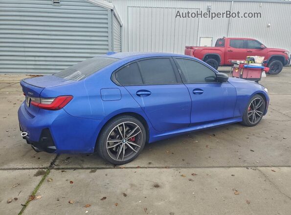 3MW69FF01P8D43875 2023 BMW 3 SERIES Blue Задня права чверть