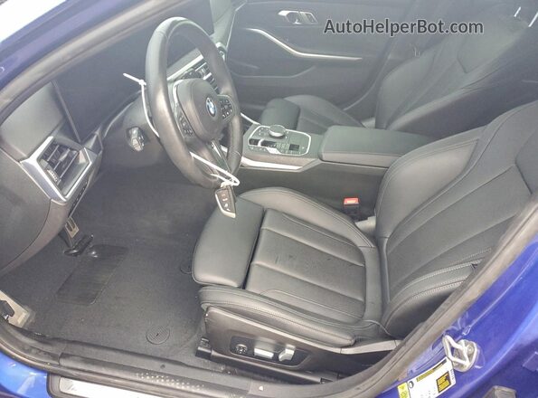 3MW69FF01P8D43875 2023 BMW 3 SERIES Blue Вид салону спереду