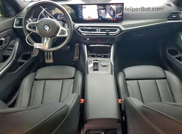 3MW69FF01P8D43875 2023 BMW 3 SERIES Blue Вид панелі приладів