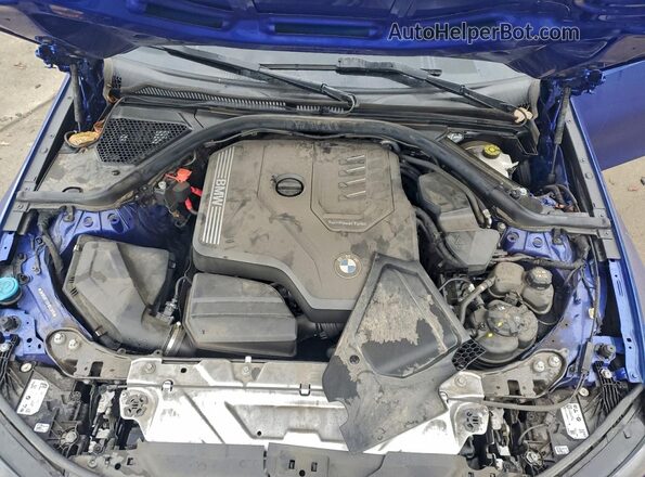 3MW69FF01P8D43875 2023 BMW 3 SERIES Blue Вид задньої частини салону