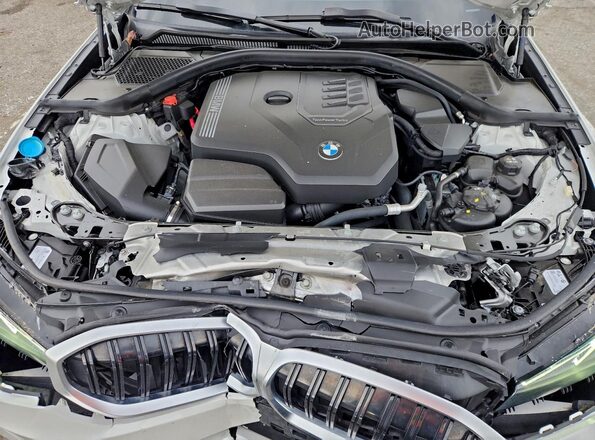 3MW69FF06P8D10208 2023 BMW 3 SERIES White უკანა სალონის ხედი
