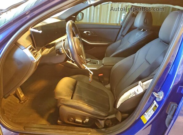 3MW69FF06R8D79791 2024 BMW 3 SERIES Blue Front interior view