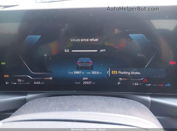 3MW69FF09R8E16865 2024 BMW 3 SERIES Gray Vista de los asientos traseros