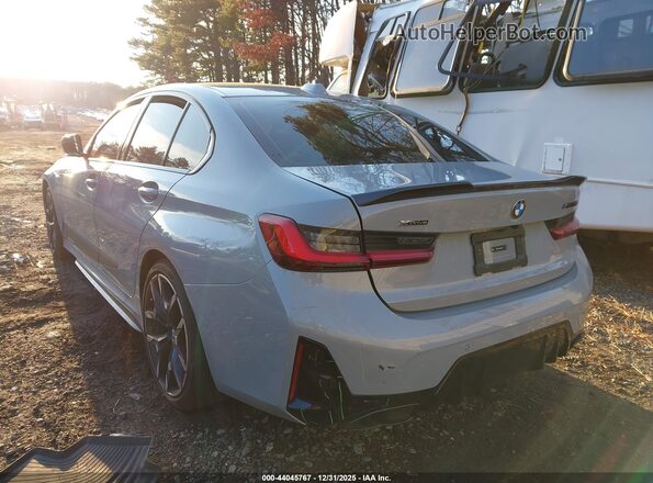 3MW69FT07S8F37663 2025 BMW M3 Gray Trasero izquierdo
