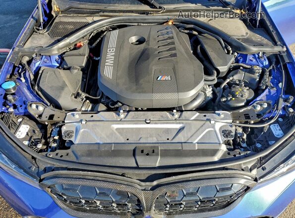 3MW69FT09S8F42511 2025 BMW M3 Синий Вид задней части салона