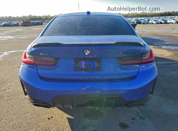 3MW69FT09S8F42511 2025 BMW M3 Синий Вид сзади