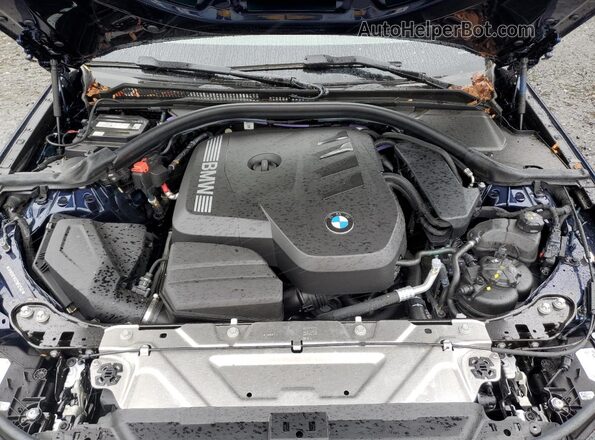 3MW89CW02S8F02502 2025 BMW 3 SERIES Blue Widok wnętrza z tyłu