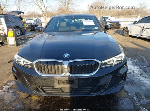 3MW89CW09S8F01993 2025 BMW 3 SERIES Black Սարքավորումների վահանակի տեսք