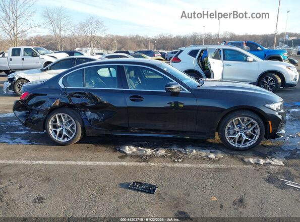 3MW89CW09S8F01993 2025 BMW 3 SERIES Black Սալոնի հետևի տեսք
