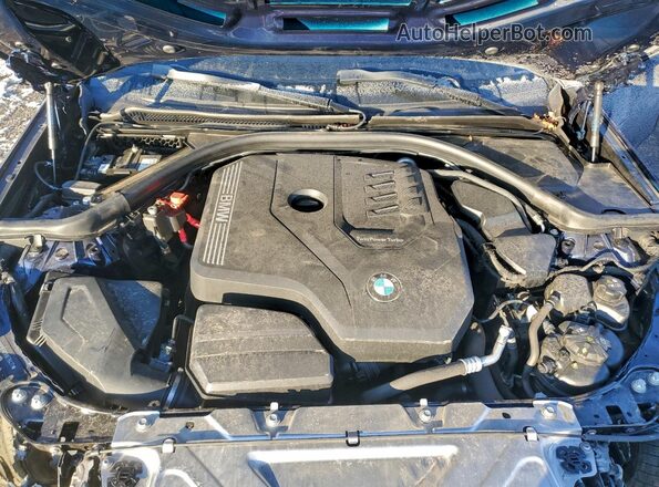3MW89FF01R8E76471 2024 BMW 3 SERIES Blue Widok wnętrza z tyłu