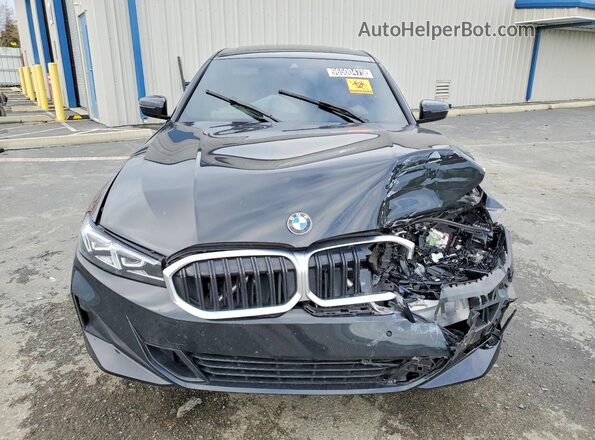 3MW89FF02P8D63738 2023 BMW 3 SERIES Black წინა ხედი