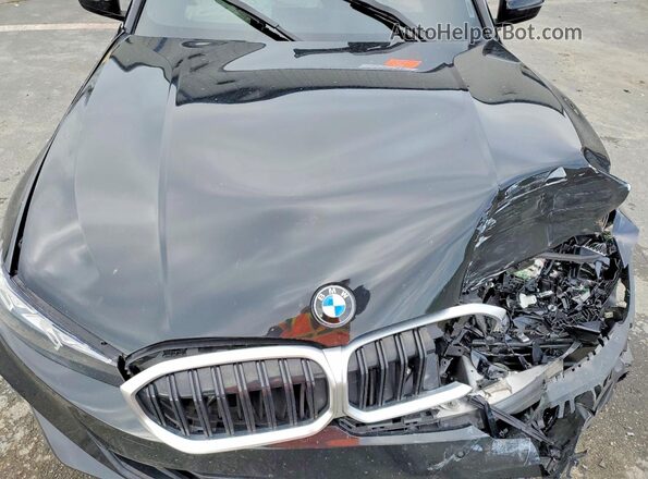 3MW89FF02P8D63738 2023 BMW 3 SERIES Black უკანა სალონის ხედი