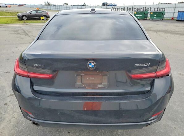 3MW89FF02P8D63738 2023 BMW 3 SERIES Black უკანა ხედი