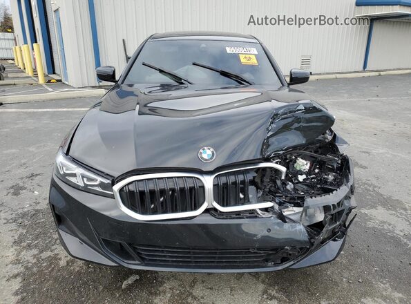 3MW89FF02P8D63738 2023 BMW 3 SERIES Black VIN კოდის სტიკერის ხედი