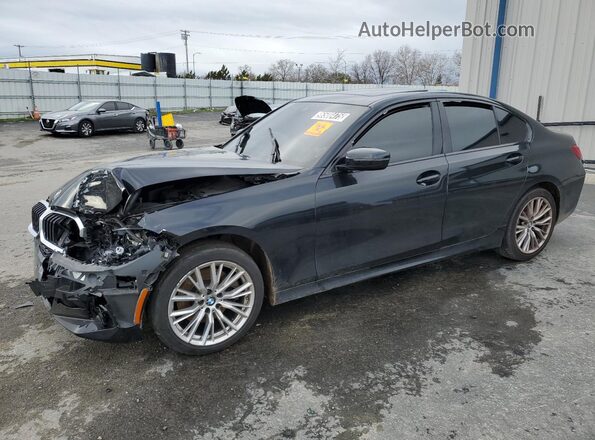 3MW89FF02P8D63738 2023 BMW 3 SERIES Black სალონის 360-გრადუსიანი ხედი