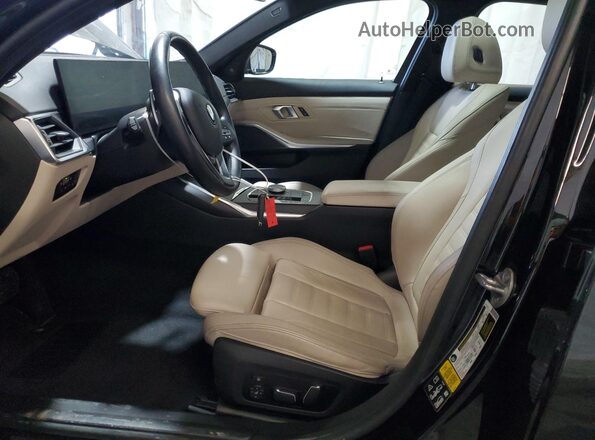 3MW89FF02R8E11340 2024 BMW 3 SERIES Black Widok wnętrza z przodu