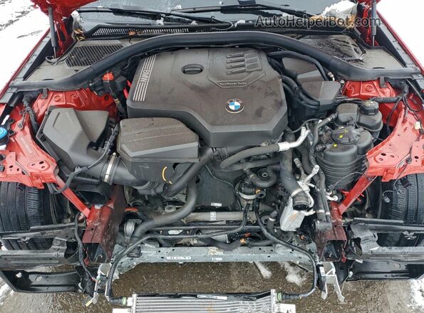 3MW89FF03P8D09364 2023 BMW 3 SERIES Red Vista interior trasera