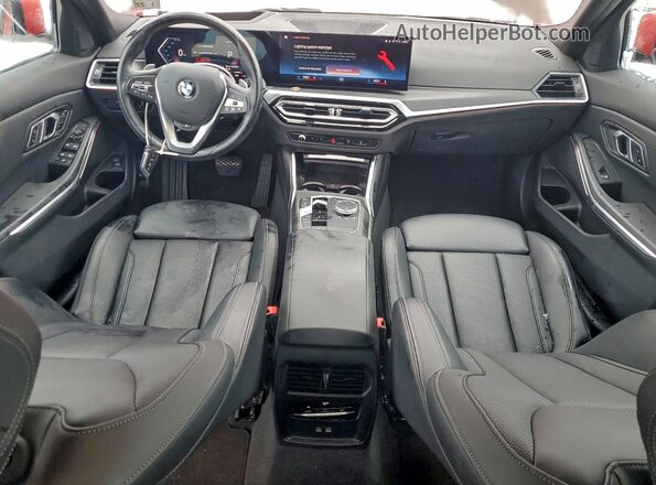 3MW89FF03P8D09364 2023 BMW 3 SERIES Red Vista del salpicadero
