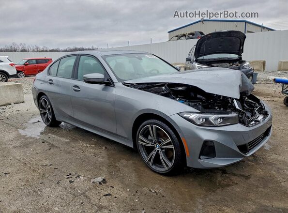 3MW89FF03P8D43207 2023 BMW 3 SERIES Gray Delantero derecho