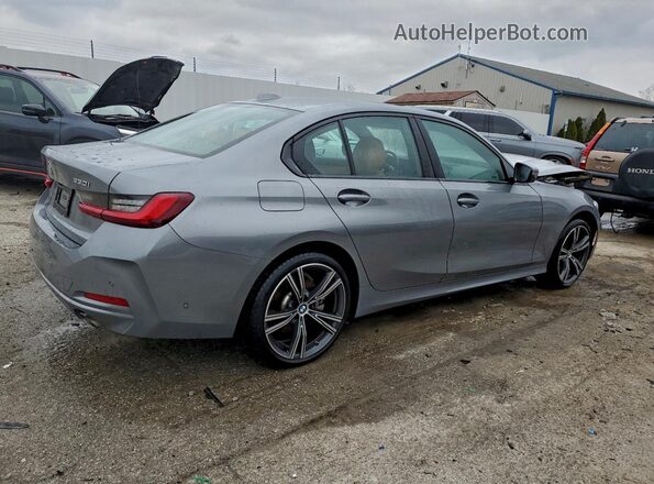 3MW89FF03P8D43207 2023 BMW 3 SERIES Gray Trasero derecho