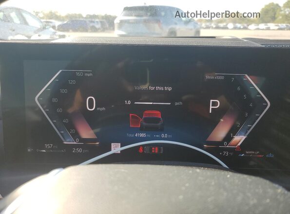 3MW89FF04P8D04447 2023 BMW 3 SERIES Silver Vista del cuadro de instrumentos
