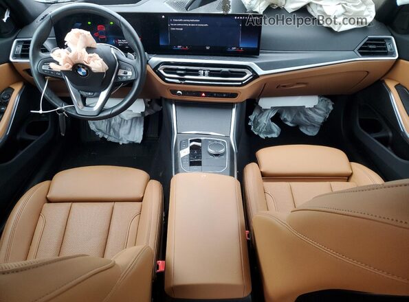 3MW89FF04R8E31802 2024 BMW 3 SERIES Black წინა პანელის ხედი