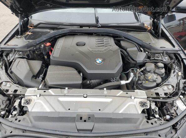 3MW89FF04R8E31802 2024 BMW 3 SERIES Black უკანა სალონის ხედი